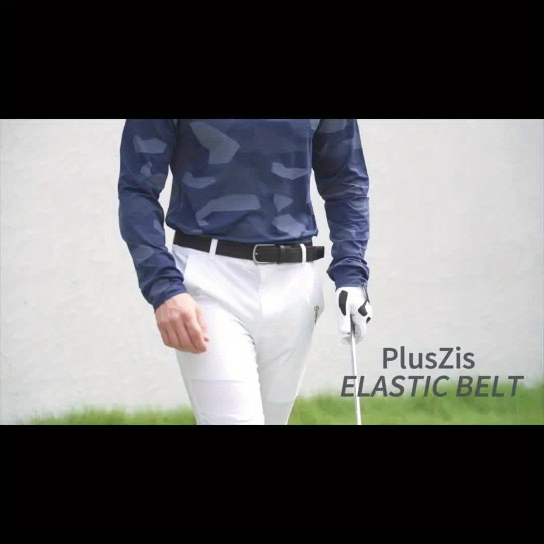 Ceinture pour homme, ceinture élastique, ceinture décontractée tissée 1 3\u002F8', pour homme, femme, junior, couleur\u002Ftaille complète avec coffret cadeau.