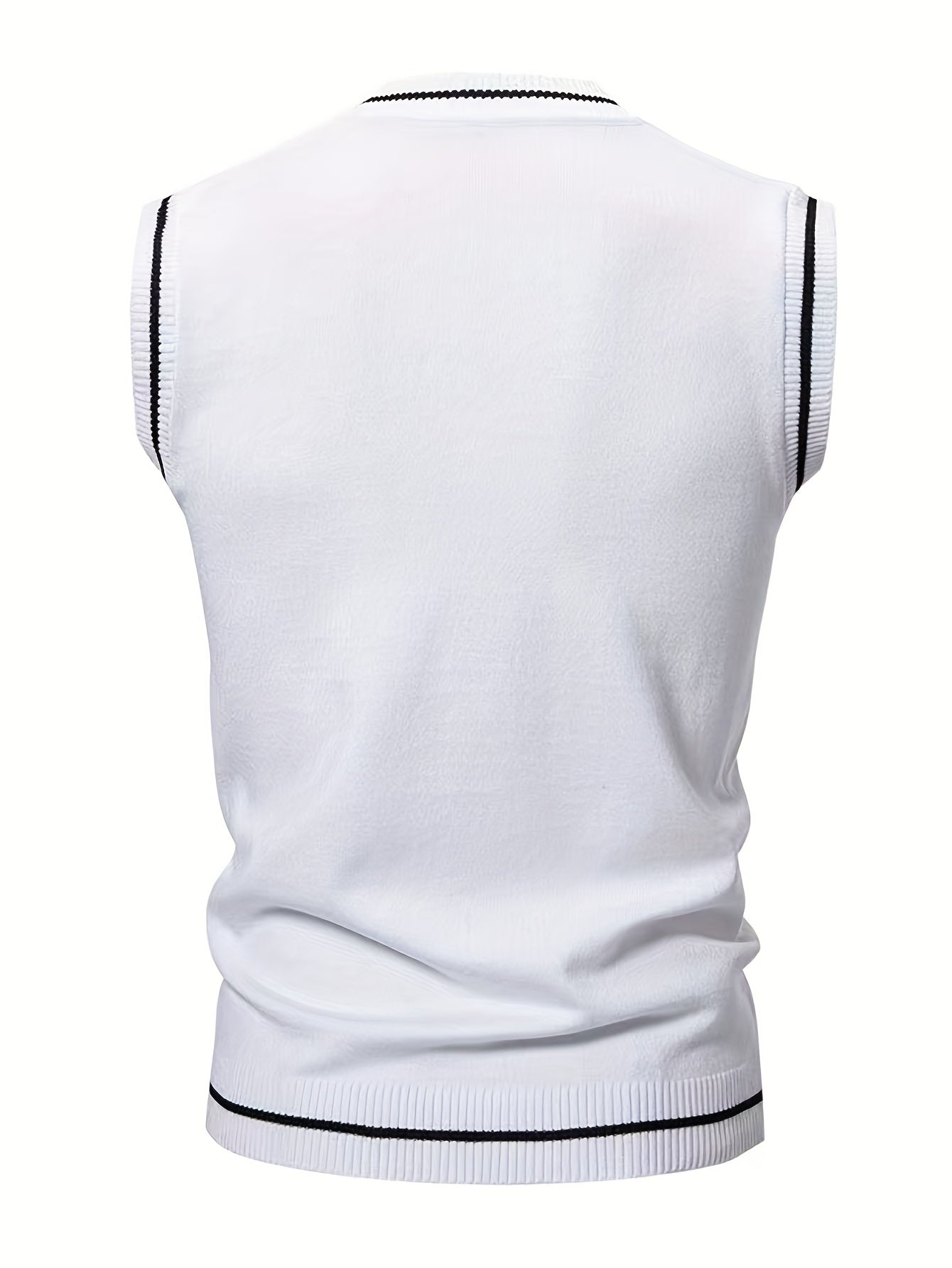 Gilet Homme Nouveau Design Maille Torsadée - Cross-Border