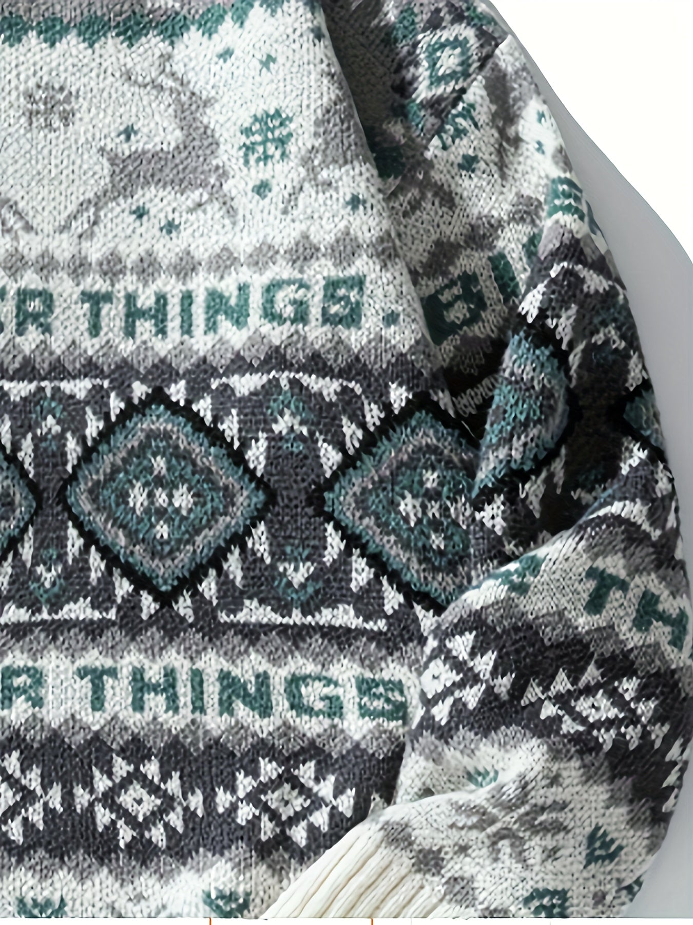 Pullover en tricot décontracté à imprimé de cerf de Noël pour homme, vêtements pour homme K-pop, automne-hiver.