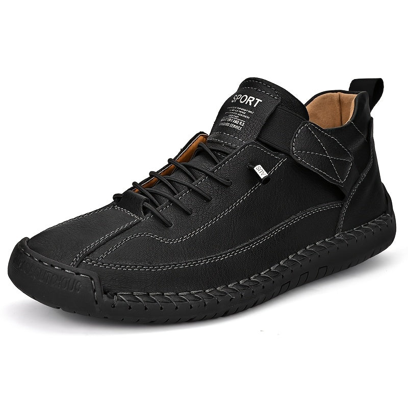 Men'S Casual Leather Shoes Made of Genuine First-Layer Cowhide, Breathable And Soft-Soled, Non-Slip, Suitable for All Seasons, Available in Large Sizes.