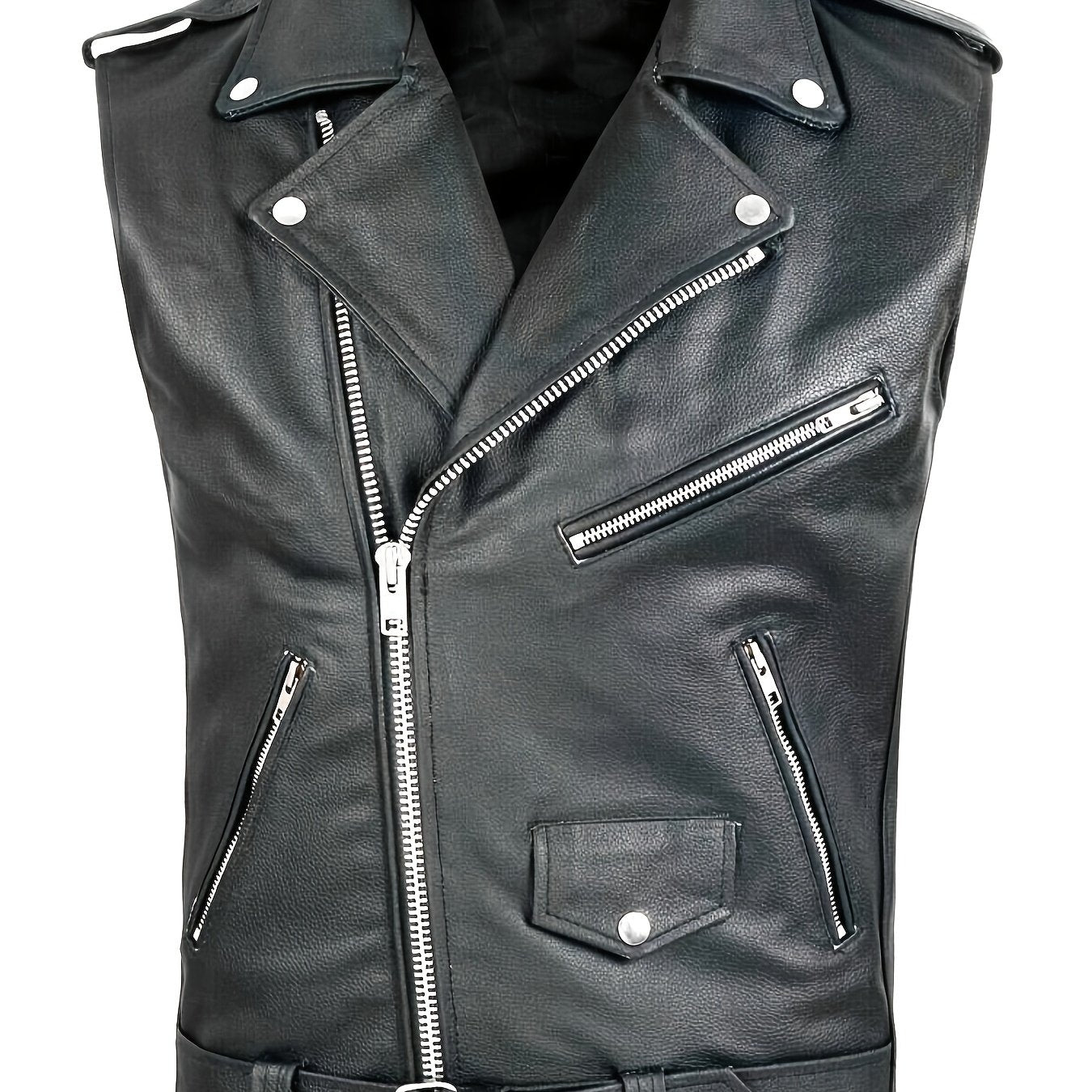 Gilet élégant pour homme - Sans manches, zippé, design multi-poches pour les vêtements de rue d'extérieur, confortable et décontracté, gilet décontracté pour les vêtements de rue | Gilet élégant | Jacke zippée