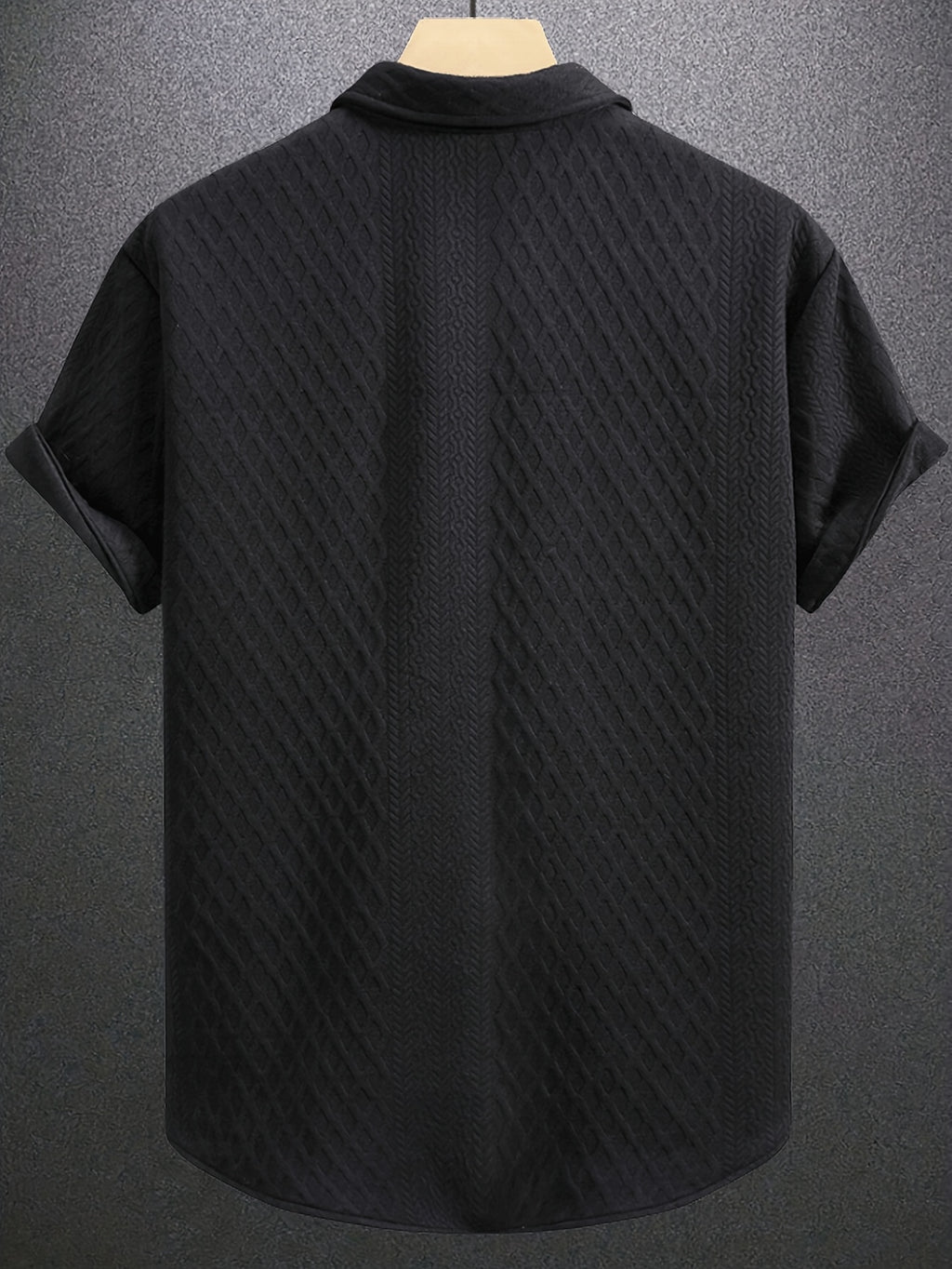 Men's Casual Short Sleeve Golf Shirt - Breathable Striped Pattern, Machine Washable Regular Fit for Summer Outdoor Hiking & Sports, Leisure Clothing | Classic Style | Nontransparent Material