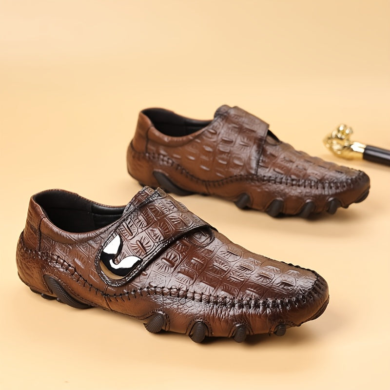 6511 Classic Black and Brown! Genuine Leather Business Casual Men's Shoes with Rubber Sole, Non-Slip and Durable for Work and Daily Wear, Showcasing Mature Male Taste! Available in Eight Sizes