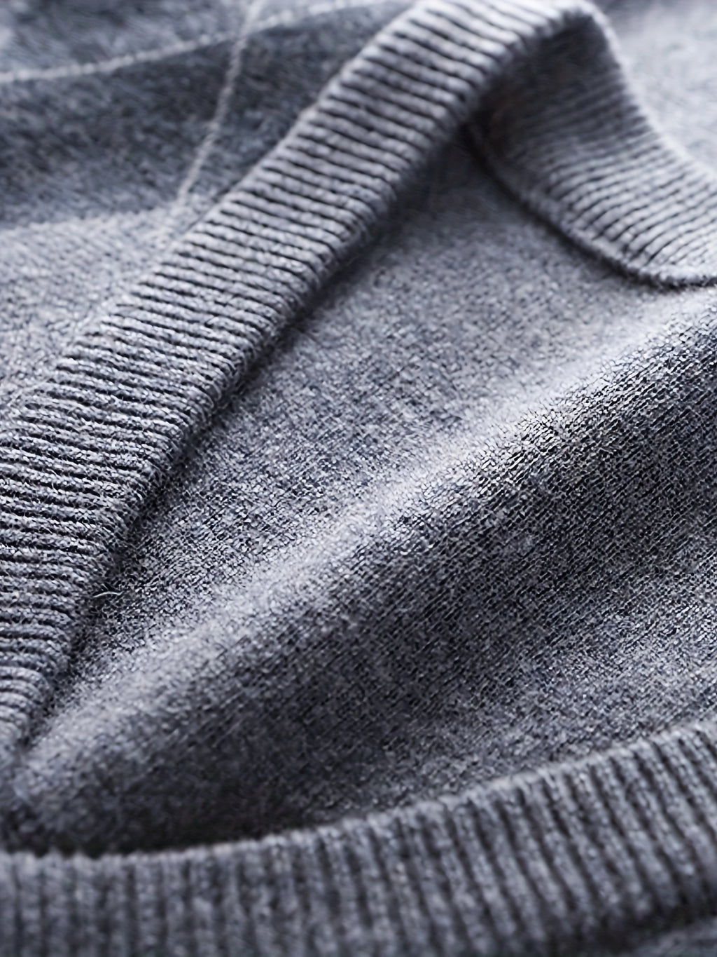 Gilet Tricoté à Col en V pour Homme - Pull Sans Manches Toutes Saisons, Polyvalent pour Tenue Décontractée, Bureau et Mariage - Lavable en Machine, Coupe Régulière, Élasticité Moyenne, Noir