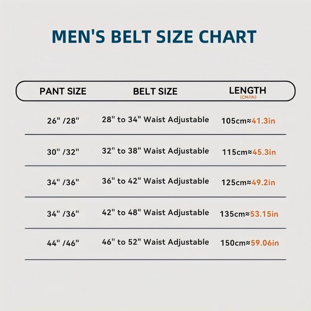 Ceinture Tressée Élastique pour Hommes 2pcs – Ceinture en Tissu Décontracté, 1 3\u002F8\